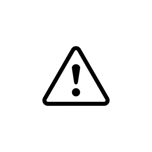 Восклицательный Знак Опасности Знак Внимания Символ Предупреждающий Знак Опасности — стоковый вектор