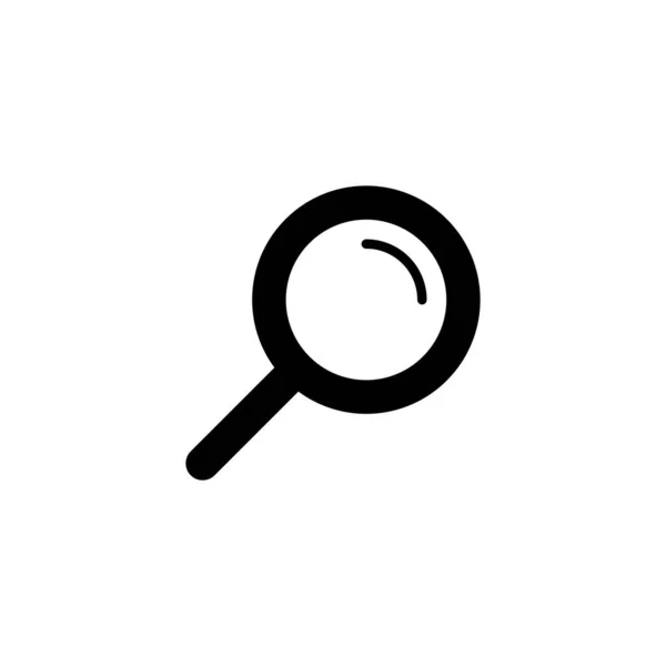 Cherchez Icône Recherche Signe Symbole Loupe — Image vectorielle