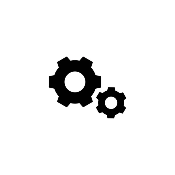 Setting Icon Cog Settings Sign Symbol Gear Sign — Stock Vector