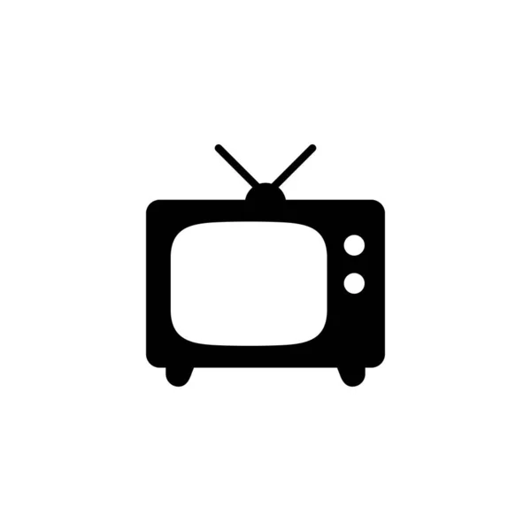 Icône Signe Symbole Télévision — Image vectorielle
