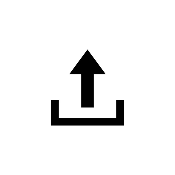 Icon Hochladen Datenzeichen Und Symbol Laden — Stockvektor