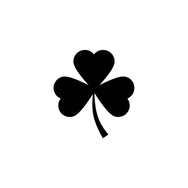 Yonca simgesi. Yonca işareti ve sembol. dört yapraklı yonca simgesi.