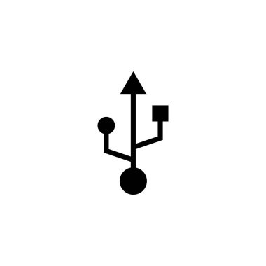 Usb simgesi. Flaş disk işareti ve sembol. Flash disk işareti.