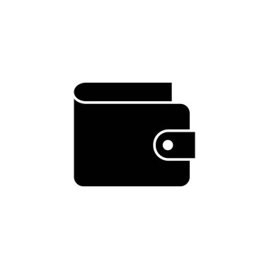 Cüzdan simgesi. cüzdan işareti ve sembol
