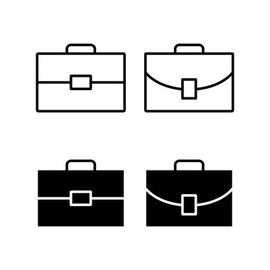 Briefcase icon vector for web and mobile app. suitcase sign and symbol. luggage symbol.