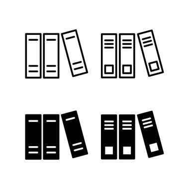 Web ve mobil uygulama için kütüphane simgesi vektörü. eğitim işareti ve sembol