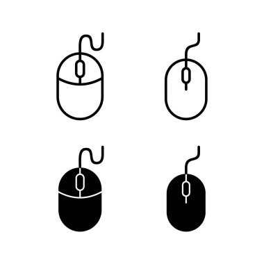Web ve mobil uygulama için fare simgesi vektörü. Tıklama işareti ve sembol. işaretleyici simgesi vektörü.