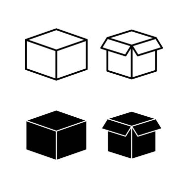 Box icon vector for web and mobile app. box sign and symbol, parcel, package