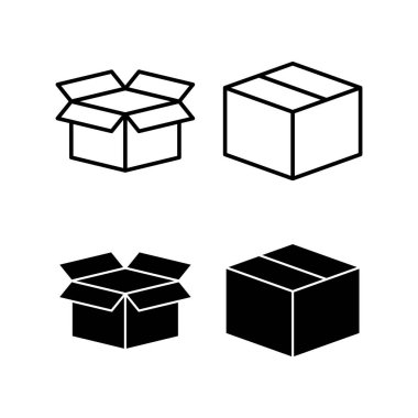 Box icon vector for web and mobile app. box sign and symbol, parcel, package
