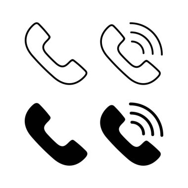 Call icon vector for web and mobile app. telephone sign and symbol. phone icon. contact us 