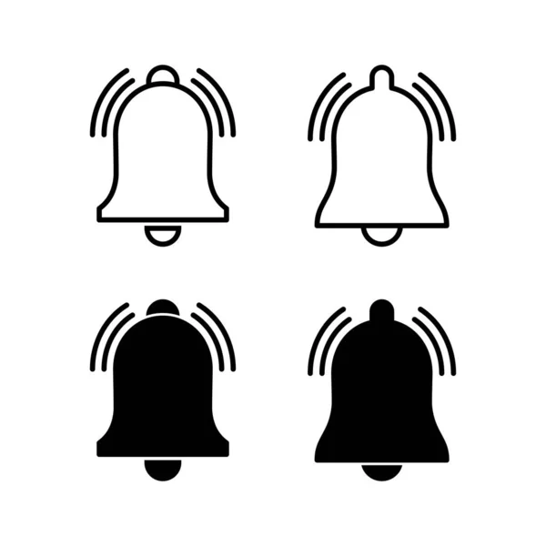Vecteur Bell Icon Pour Application Web Mobile Signe Notification Symbole — Image vectorielle