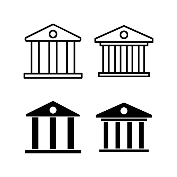 Bank Icon Vektor Für Web Und Mobile App Bankschild Und — Stockvektor