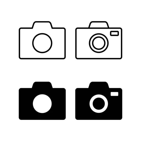 Camera Icon Vector Web Mobile App Photo Camera Sign Symbol — Stockvector