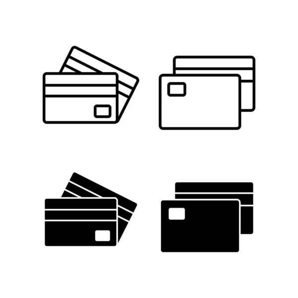 Credit Card Icon Vector Web Mobile App Credit Card Payment — Stockvektor