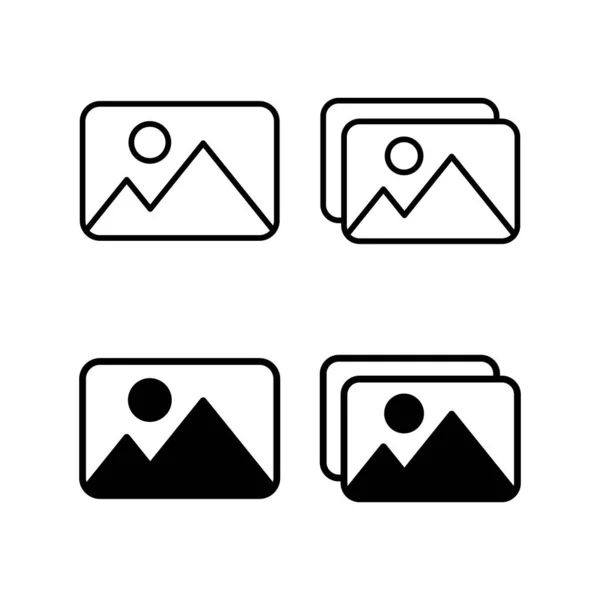 Bildsymbolvektor Für Web Und Mobile App Zeichen Und Symbol Der — Stockvektor