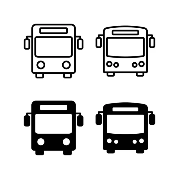 Διάνυσμα Εικονιδίου Λεωφορείου Για Web Και Mobile Εφαρμογή Πινακίδα Λεωφορείου — Διανυσματικό Αρχείο