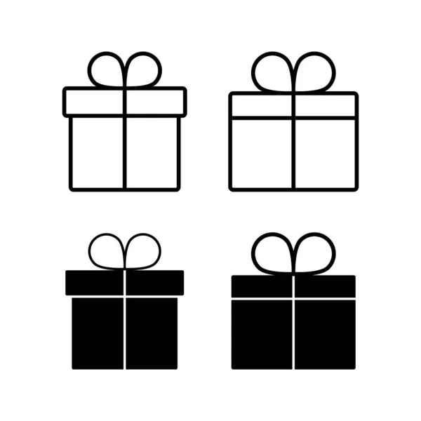 Gift Icon Vector Web Mobile App Gift Sign Symbol Birthday — Stockvektor