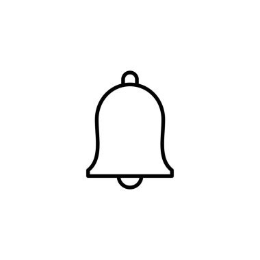 Bell Simgesi. Web sitesi tasarımı için uyarı işareti ve sembol