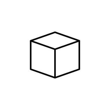 Kutu simgesi. kutu işareti ve sembol, paket, paket