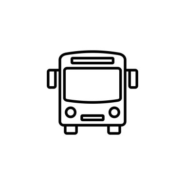 Otobüs simgesi. Otobüs tabelası ve sembol. taşıma sembolü