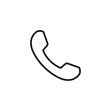 Simgeyi ara. Telefon işareti ve sembol. Telefon ikonu. Bizimle irtibata geç 
