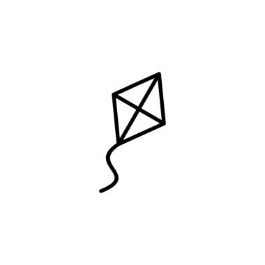 Kite simgesi. Uçurtma işareti ve sembol