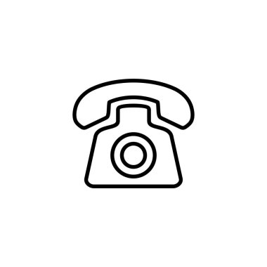 Telefon ikonu. telefon işareti ve sembol