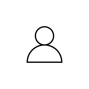 Kullanıcı Simgesi. İmza ve sembol. insanlar simgesi. 