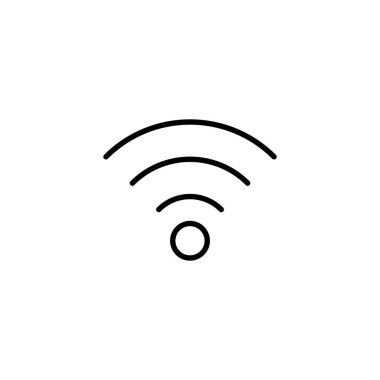 Karı simgesi. İşaret işareti ve sembol. Kablosuz simge