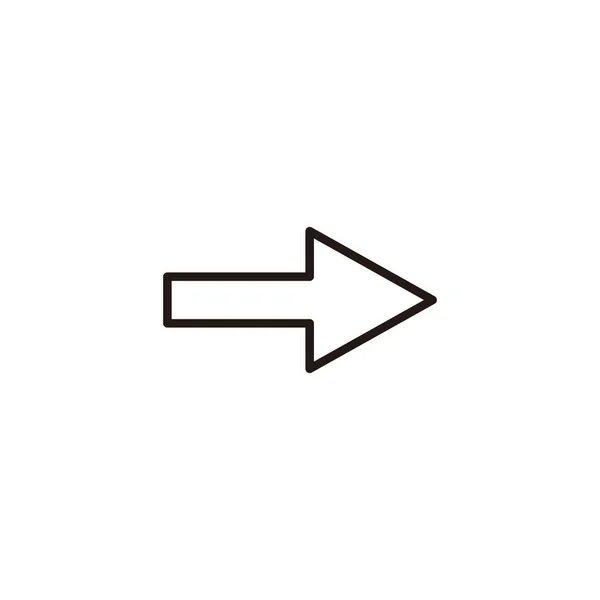 Arrow Icon Arrow Sign Symbol Web Design — Stock Vector