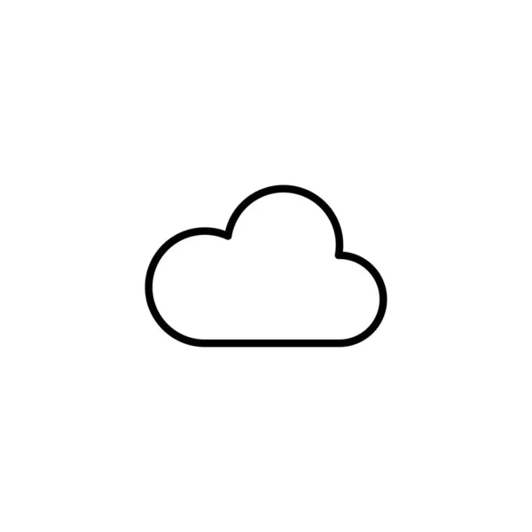 Ikona Cloudu Znak Symbol Cloudu — Stockový vektor