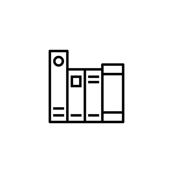 Піктограма Бібліотеки Освітній Знак Символ — стоковий вектор