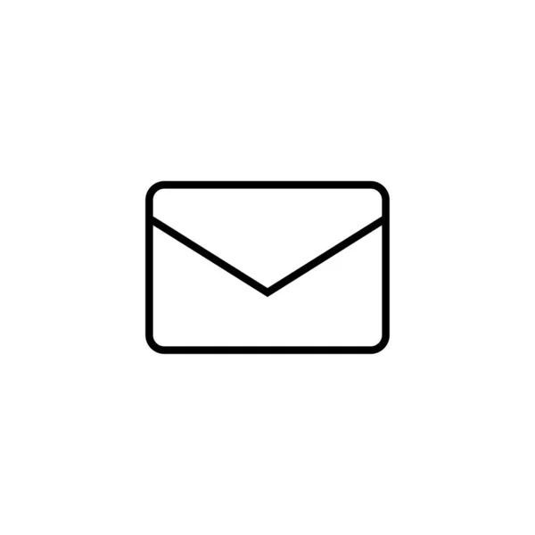 Posta Ikon Mail Jel Szimbólum Mail Ikon Borítékikon — Stock Vector