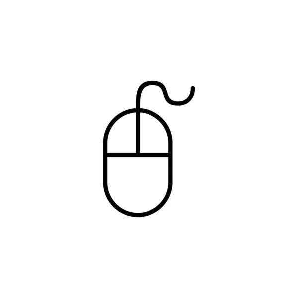 Pictograma Mouse Ului Faceți Clic Semn Simbol Pointer Icon Vector — Vector de stoc