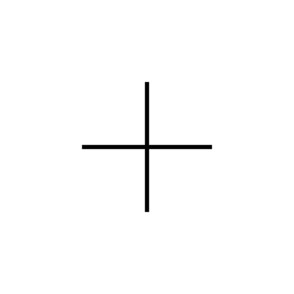 Icon Pluszeichen Und Symbol Hinzufügen — Stockvektor