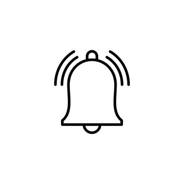 Bell Simgesi. Web sitesi tasarımı için uyarı işareti ve sembol