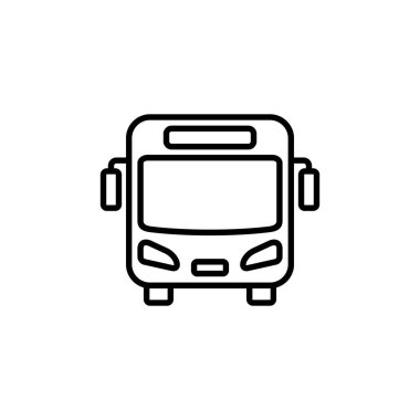 Otobüs simgesi. Otobüs tabelası ve sembol. taşıma sembolü