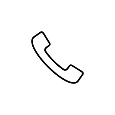 Simgeyi ara. Telefon işareti ve sembol. Telefon ikonu. Bizimle irtibata geç 