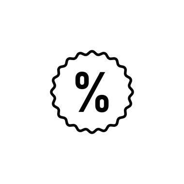 İndirim simgesi. İndirim etiketi ve sembolü