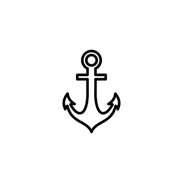 Anchor Icon Anchor Sign Symbol Anchor Marine Icon — Stock Vector