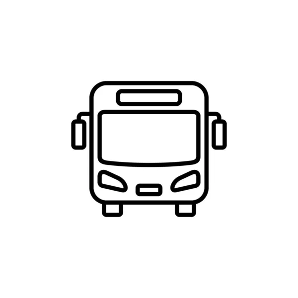 Значок Автобуса Знак Автобуса Символ Транспортний Символ — стоковий вектор