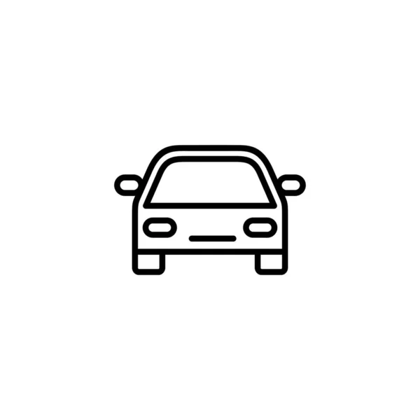 stock vector Car icon. car sign and symbol. small sedan