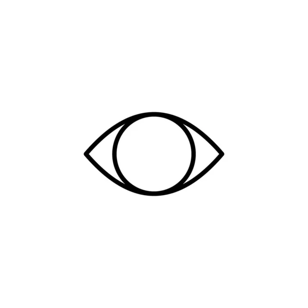 Ögonikon Ögonskylt Och Symbol Titta Och Vision Ikonen — Stock vektor