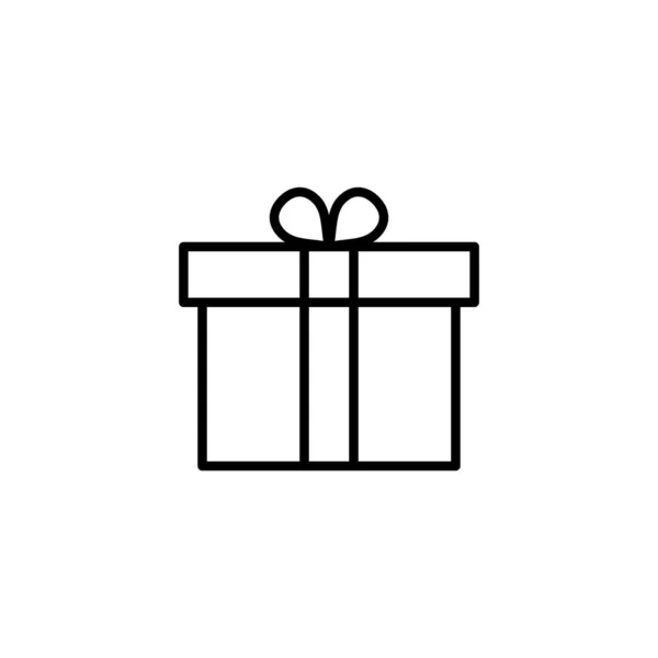 Geschenkidee Geschenkschild Und Symbol Geburtstagsgeschenk — Stockvektor
