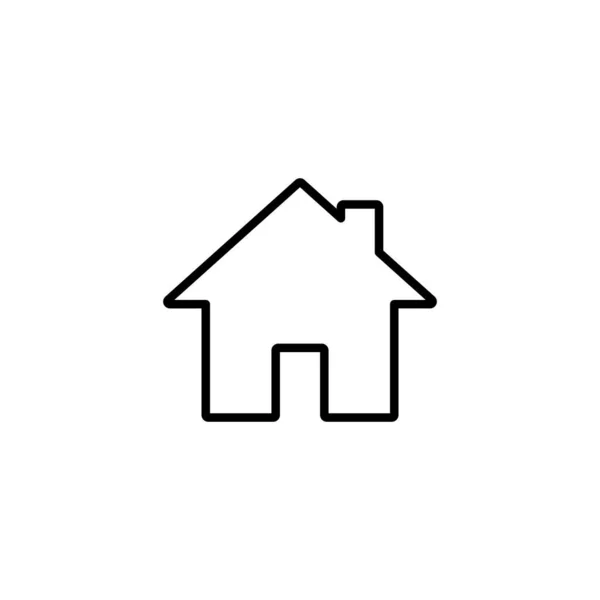 Ikona Domu Znak Domowy Symbol — Wektor stockowy