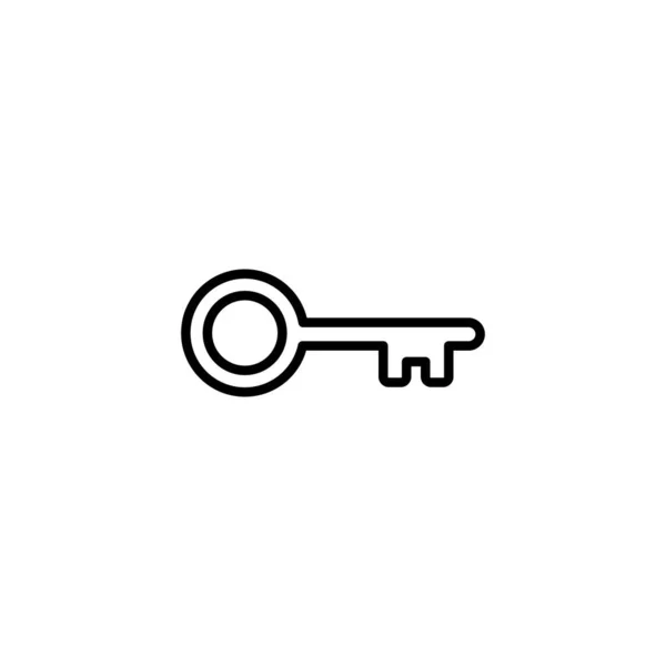 Anahtar Simgesi Anahtar Işareti Sembol — Stok Vektör