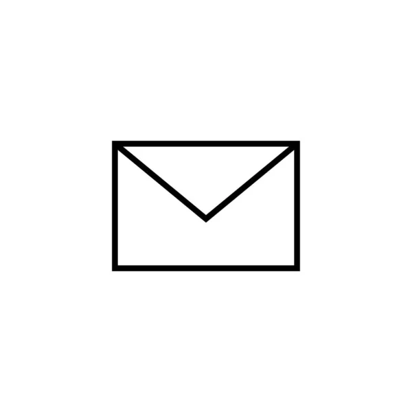 Post Icoon Mail Teken Symbool Mail Icoon Envelop Pictogram — Stockvector