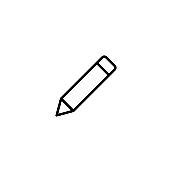 Значок Карандаша Знак Ручки Символ Редактировать Вектор Иконок — стоковый вектор