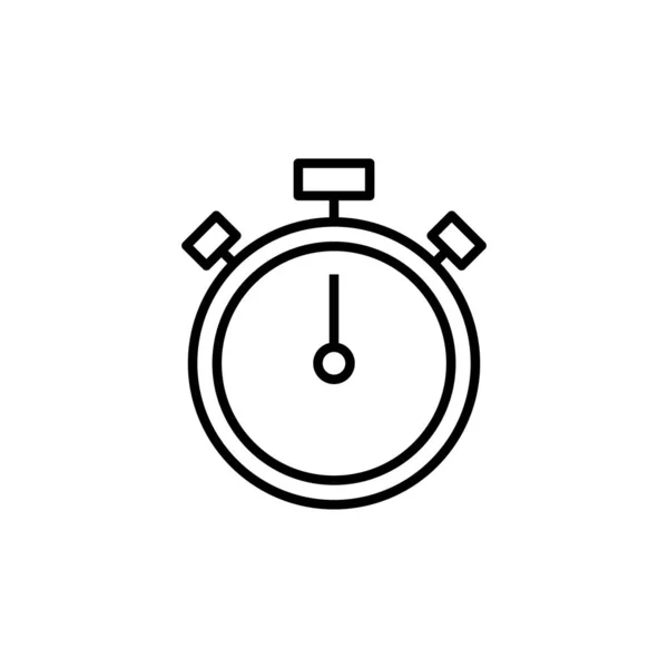 Stoppuhr Symbol Zeitschaltzeichen Und Symbol Countdown Symbol Zeitspanne — Stockvektor