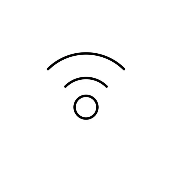 Wifi Symbol Signalzeichen Und Symbol Funkikone — Stockvektor